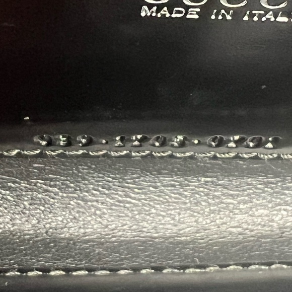 Authentic Gucci mini bamboo canvas bag with leather trim and strap like new EUC - Picture 7 of 12